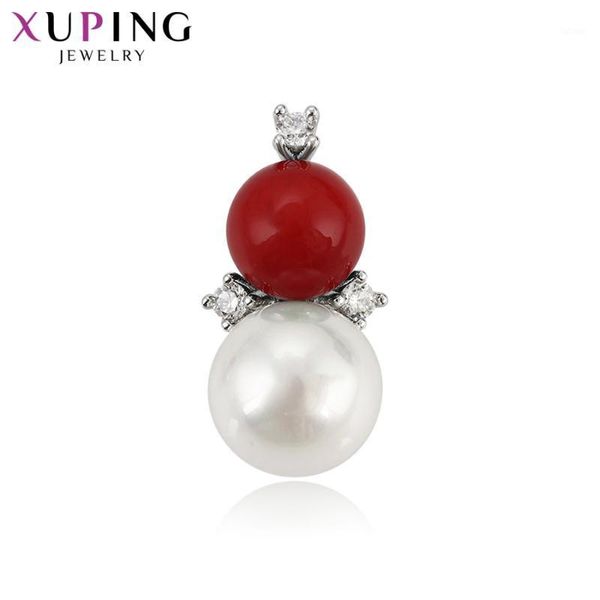 xuping pendant jewelry for women double imitation pearl lovely family birthday party gift wrapping s178.4-327781, Silver
xuping pendant jewelry for women double imitation pearl lovely family birthday party gift wrapping s178.4-327781, Silver