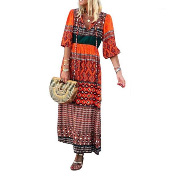 fashion women's floral dress long boho loose maxi half sleeve v-neck high waist ladies cocktail party beach sundress plus size1, Black;gray
fashion women's floral dress long boho loose maxi half sleeve v-neck high waist ladies cocktail party beach sundress plus size1, Black;gray