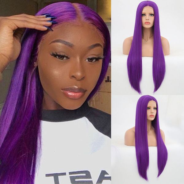 charisma dark purple long straight hair synthetic lace front wig glueless lace wigs for women natural hairline cosplay wigs, Black;brown
charisma dark purple long straight hair synthetic lace front wig glueless lace wigs for women natural hairline cosplay wigs, Black;brown