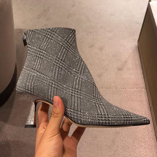 kmeioo spring autumn bling shoes woman ankle boots pointed toe high heels women short boots basic thin heels, Black
kmeioo spring autumn bling shoes woman ankle boots pointed toe high heels women short boots basic thin heels, Black