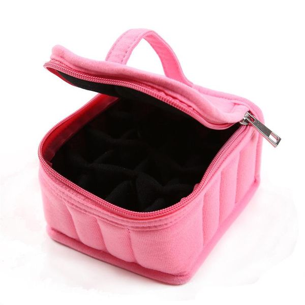 designer-- 16 lattices cosmetic bag for traveling double zipper oil carrying case essential oil bottle storage box make up bags
designer-- 16 lattices cosmetic bag for traveling double zipper oil carrying case essential oil bottle storage box make up bags