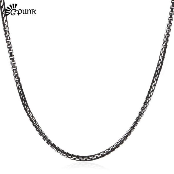 black box chain 3mm trendy necklace for men mens boys jewelry wholesale aluminium alloy 3 size n204g, Silver
black box chain 3mm trendy necklace for men mens boys jewelry wholesale aluminium alloy 3 size n204g, Silver
