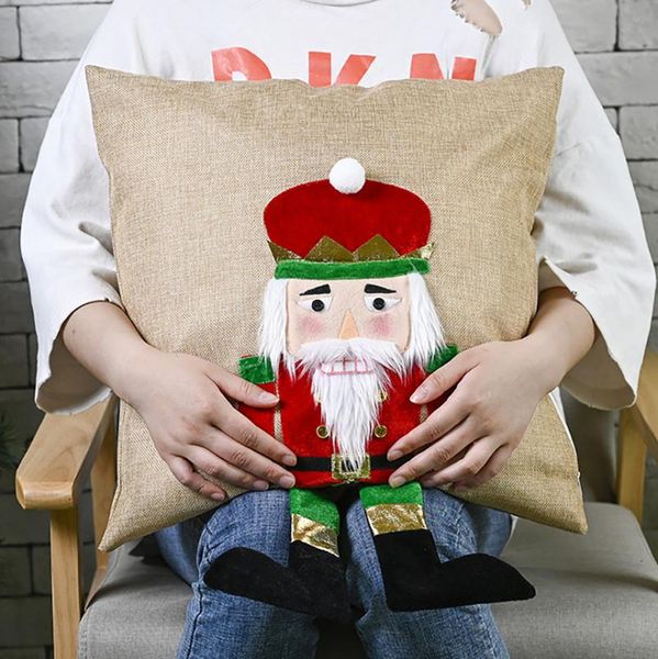walnut soldier printed pillow case linen cotton xmas cushion cover christmas decorative pillow cover navidad new year
walnut soldier printed pillow case linen cotton xmas cushion cover christmas decorative pillow cover navidad new year
