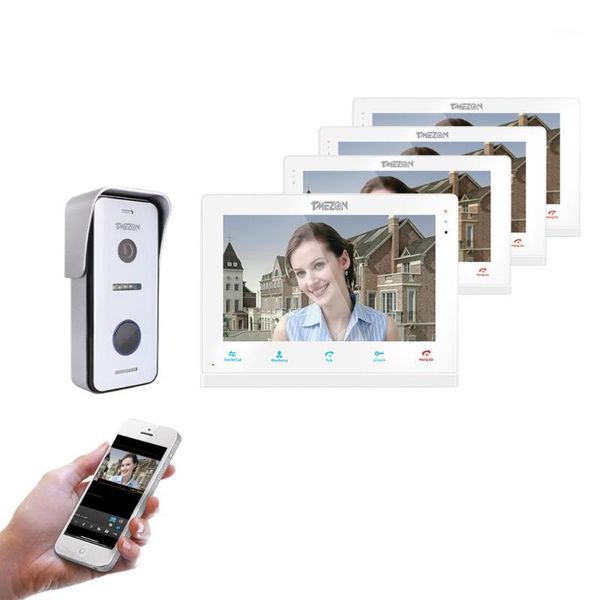 video door phones tmezon wireless wifi smart ip doorbell intercom system ,10 inch+3x7 inch screen monitor with 720p wired phone camera1
video door phones tmezon wireless wifi smart ip doorbell intercom system ,10 inch+3x7 inch screen monitor with 720p wired phone camera1