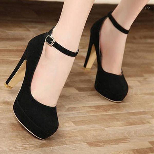 women bridal round toe platform chunky pumps party shoes high heels dress sandal1, Black
women bridal round toe platform chunky pumps party shoes high heels dress sandal1, Black