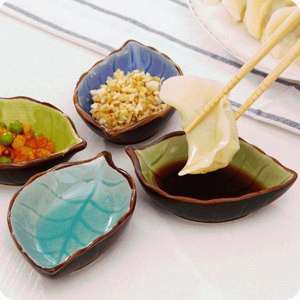 bowls creative handcraft leaves ceramic plates japanese sushi dishes kitchen vinegar seasoning sauce china dinnerware -30
bowls creative handcraft leaves ceramic plates japanese sushi dishes kitchen vinegar seasoning sauce china dinnerware -30