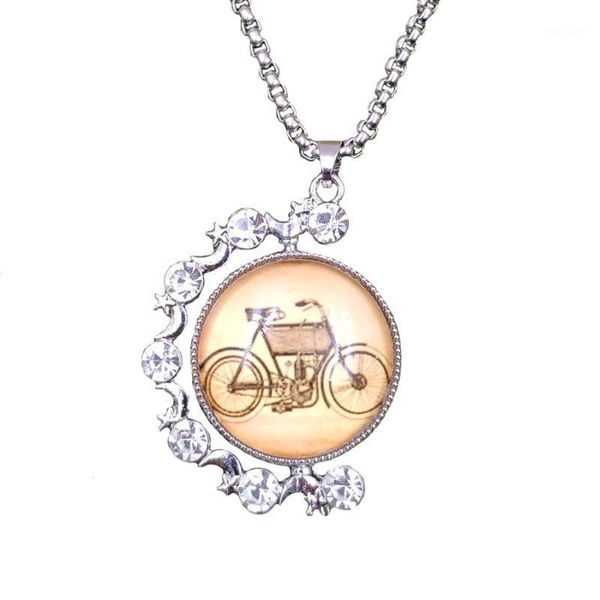 2020 classic rotatable double faced r punk funk bike retro antique necklace pendant men female women birthday party aw025-301, Silver
2020 classic rotatable double faced r punk funk bike retro antique necklace pendant men female women birthday party aw025-301, Silver