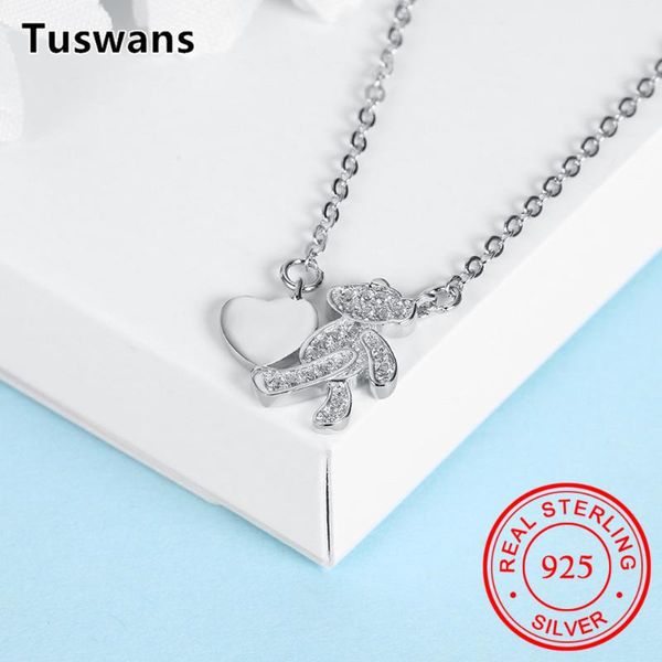 pendant necklaces s925 sterling silver dainty zircon heart and cute bear animal for women rose gold color necklace bijoux
pendant necklaces s925 sterling silver dainty zircon heart and cute bear animal for women rose gold color necklace bijoux