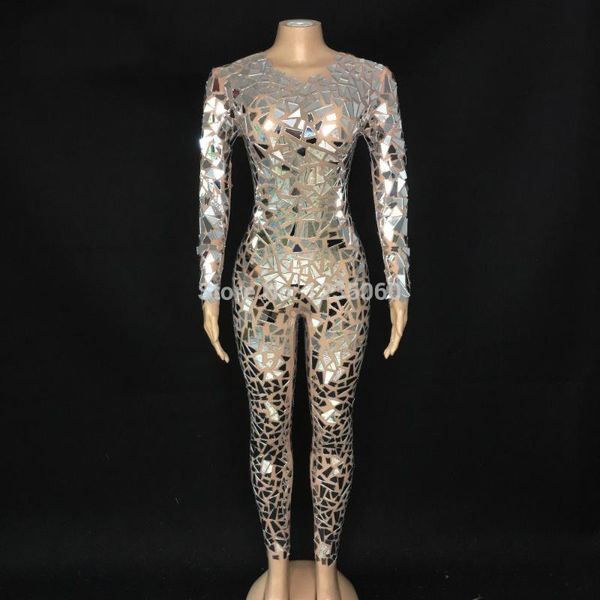 full silver mirrors transparent jumpsuit birthday celebrate mesh sequins outfit prom dance stage singer bodysuits
full silver mirrors transparent jumpsuit birthday celebrate mesh sequins outfit prom dance stage singer bodysuits