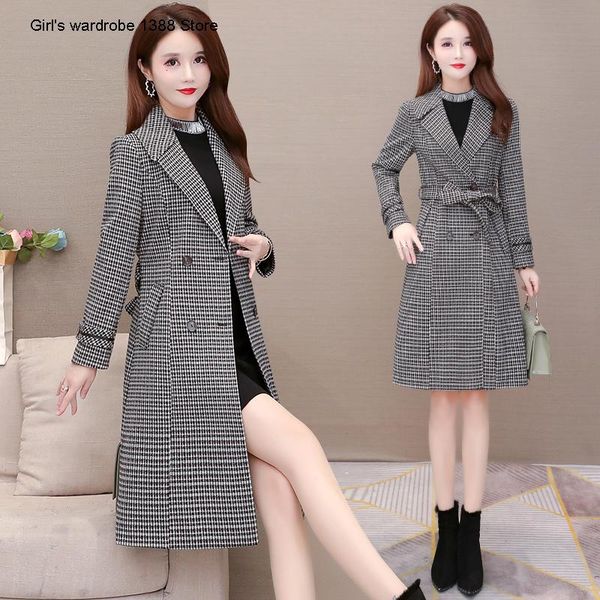 women's wool & blends lace up waist closing 2021 style early autumn windbreaker coat spring and korean version casual show, Black
women's wool & blends lace up waist closing 2021 style early autumn windbreaker coat spring and korean version casual show, Black