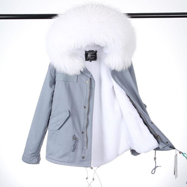 women's fur & faux 2021 fashion women winter pink coat short long liner lady mr style real raccoon collar jacket brand, Black
women's fur & faux 2021 fashion women winter pink coat short long liner lady mr style real raccoon collar jacket brand, Black