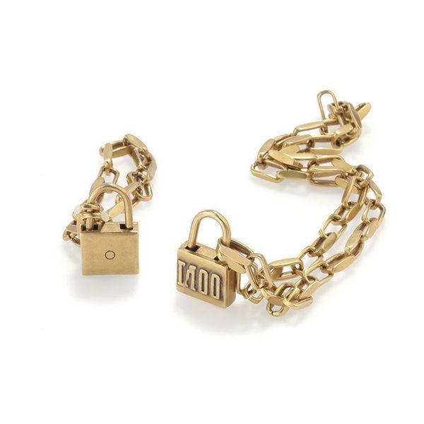 retro lock chain necklace jewelry set classic brass fashion woman necklace and bracelet, Silver
retro lock chain necklace jewelry set classic brass fashion woman necklace and bracelet, Silver