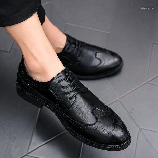 dress shoes fashion business men leather men's oxfords casual lace up outdoor wedding oxfords1, Black
dress shoes fashion business men leather men's oxfords casual lace up outdoor wedding oxfords1, Black