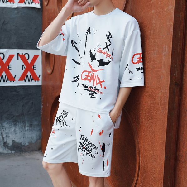 2021 new summer sportwear sets outwear sweatshirts men beach vacation graffiti print suit 2 piece set rov6, Black
2021 new summer sportwear sets outwear sweatshirts men beach vacation graffiti print suit 2 piece set rov6, Black