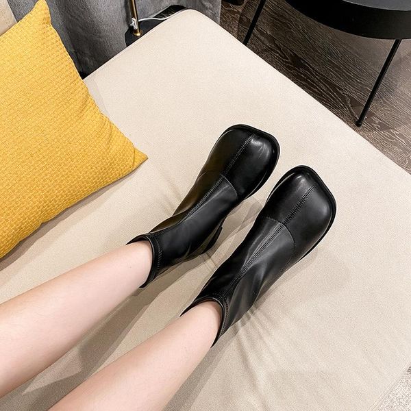 med heel boots shoes round toe boots-women ladies low autumn leather rubber flat mid-calf rock mid calf 2020 basic lace-up, Black
med heel boots shoes round toe boots-women ladies low autumn leather rubber flat mid-calf rock mid calf 2020 basic lace-up, Black