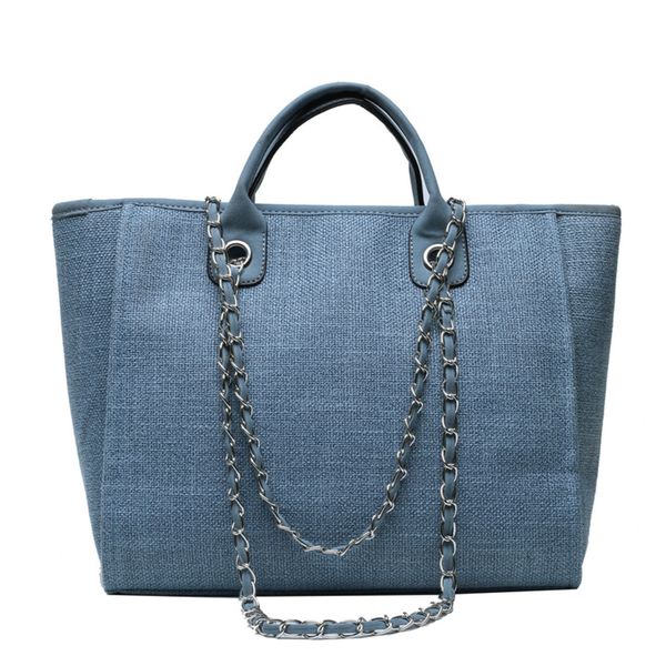 new women tote bag fashion canvas large handbag chains shoulder bags ladies big messenger bag shopping bag c0202
new women tote bag fashion canvas large handbag chains shoulder bags ladies big messenger bag shopping bag c0202
