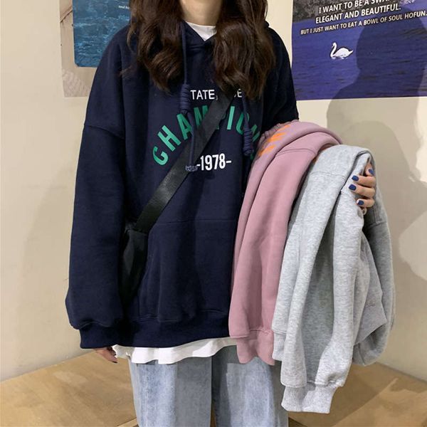hooded street sweater women winter 2020 korean loose ins autumn new women's coat fashion girl, Black
hooded street sweater women winter 2020 korean loose ins autumn new women's coat fashion girl, Black