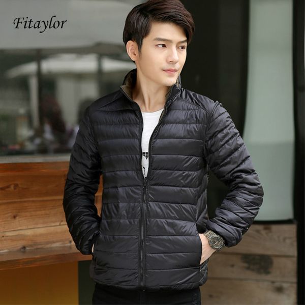 new ultra light duck down jacket men feather man winter double side reversible parka coats plus size 3xl thin warm overcoat 201114, Black
new ultra light duck down jacket men feather man winter double side reversible parka coats plus size 3xl thin warm overcoat 201114, Black