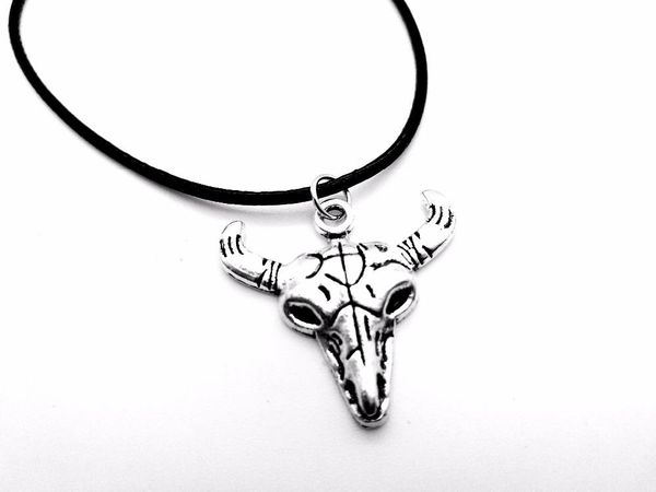 30pcs vikings animal ox bull cattle necklace charm pendant skeleton helm leather rope necklace for men male, Silver
30pcs vikings animal ox bull cattle necklace charm pendant skeleton helm leather rope necklace for men male, Silver