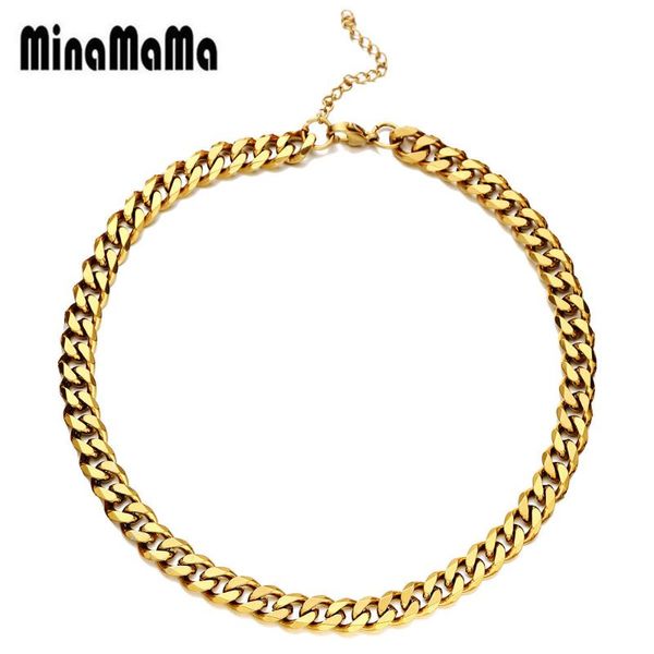 chokers hip hop fashion punk stainless steel chunky chain necklace for women men choker jewelry wholesale, Golden;silver
chokers hip hop fashion punk stainless steel chunky chain necklace for women men choker jewelry wholesale, Golden;silver