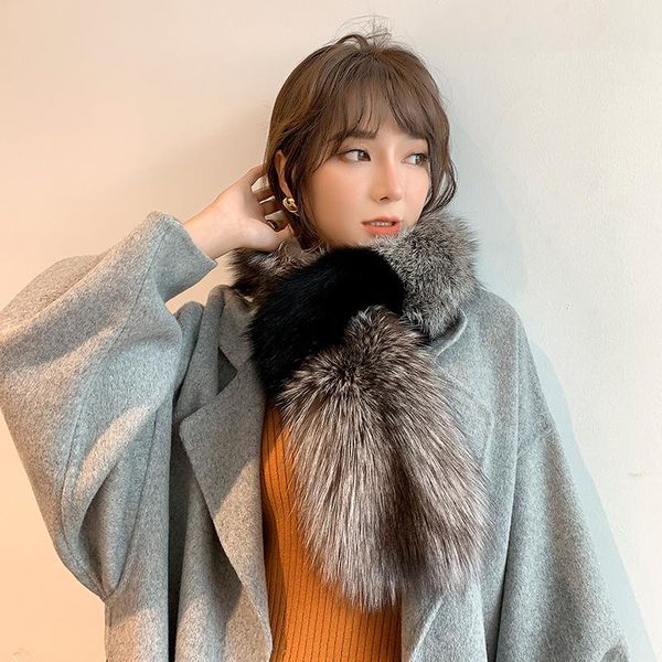 zdfurs* women silver fur scarves black fur mufflers whole skin high-end real shawl wraps rings neck-wear winter warm, Blue;gray
zdfurs* women silver fur scarves black fur mufflers whole skin high-end real shawl wraps rings neck-wear winter warm, Blue;gray