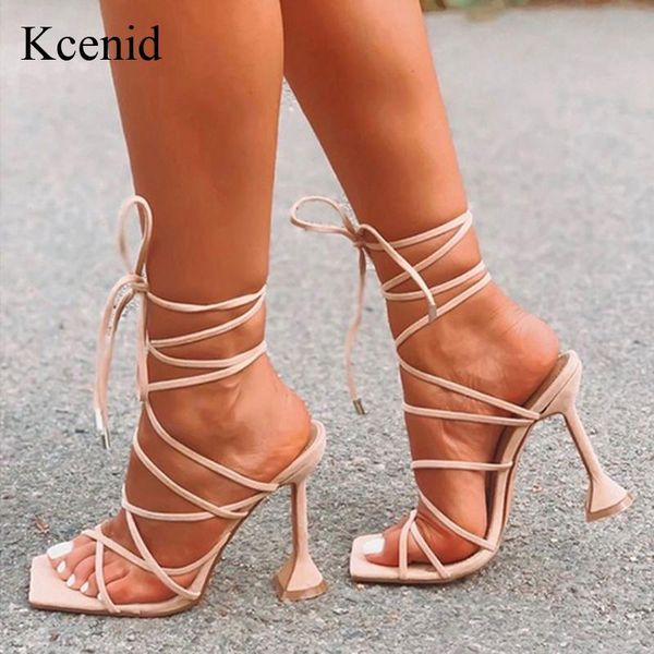 sandals kcenid summer lace up women square toe spike heel cross tied party shoes high heels pumps big size 35-41, Black
sandals kcenid summer lace up women square toe spike heel cross tied party shoes high heels pumps big size 35-41, Black