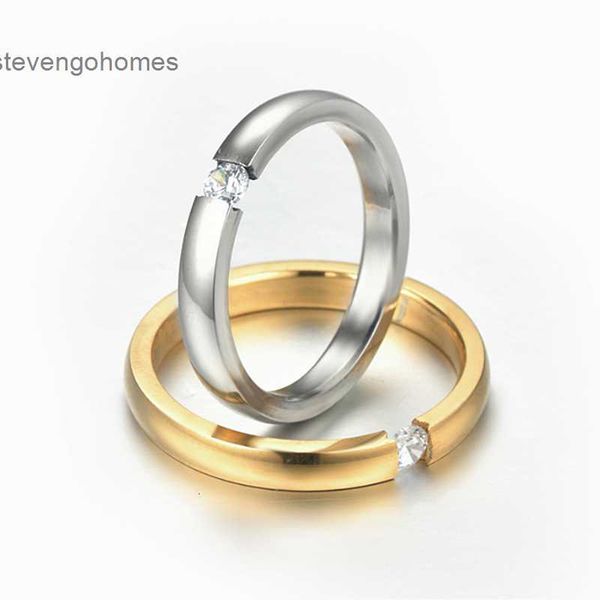 fashion simple korean 4mm titanium steel diamond open couple micro zircon ring, Silver
fashion simple korean 4mm titanium steel diamond open couple micro zircon ring, Silver