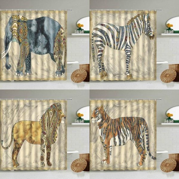 shower curtains retro ethnic elephant horse tiger animal curtain abstract creative design bathroom waterproof home decoration
shower curtains retro ethnic elephant horse tiger animal curtain abstract creative design bathroom waterproof home decoration