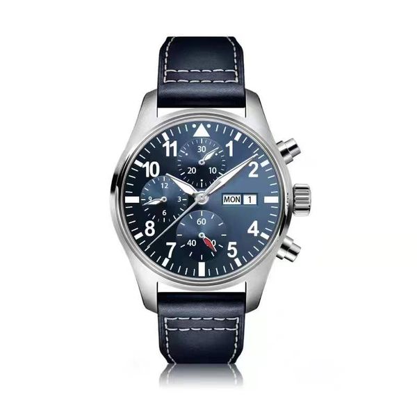 classic new men's quartz pilot watch stainless steel requin brand case multi-function dial 329301 calfskin leather strap chronograph ca, Slivery;brown
classic new men's quartz pilot watch stainless steel requin brand case multi-function dial 329301 calfskin leather strap chronograph ca, Slivery;brown