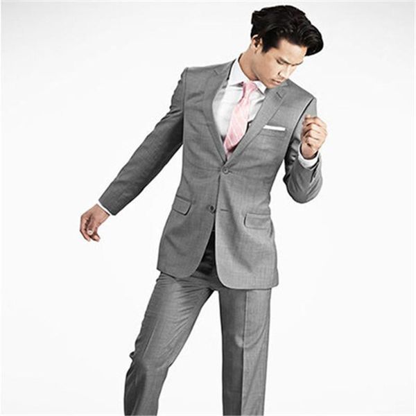 gray modern mens suits 2 pieces(jacket+pants+tie) notch lapel two buttons custom made maillot homme tuxedos 161, White;black
gray modern mens suits 2 pieces(jacket+pants+tie) notch lapel two buttons custom made maillot homme tuxedos 161, White;black