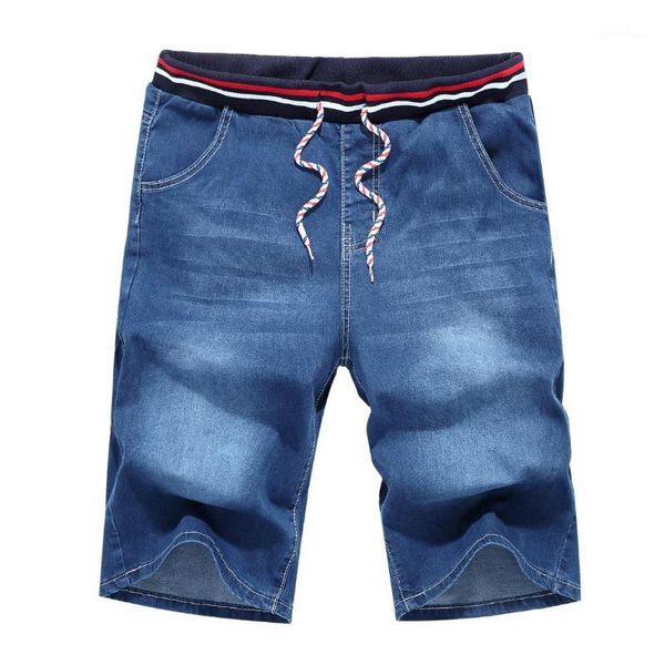 men's jeans loose waist extra-large elastic denim shorts male summer thin fat plus seven-point trousers five-point trousers1, Blue
men's jeans loose waist extra-large elastic denim shorts male summer thin fat plus seven-point trousers five-point trousers1, Blue