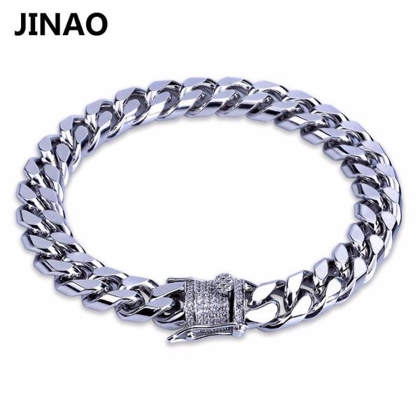 jinao hip hop new style gold color iced out bling jewelry bracelet micro pave cz stone link bracelet for men christmas gift, Black
jinao hip hop new style gold color iced out bling jewelry bracelet micro pave cz stone link bracelet for men christmas gift, Black