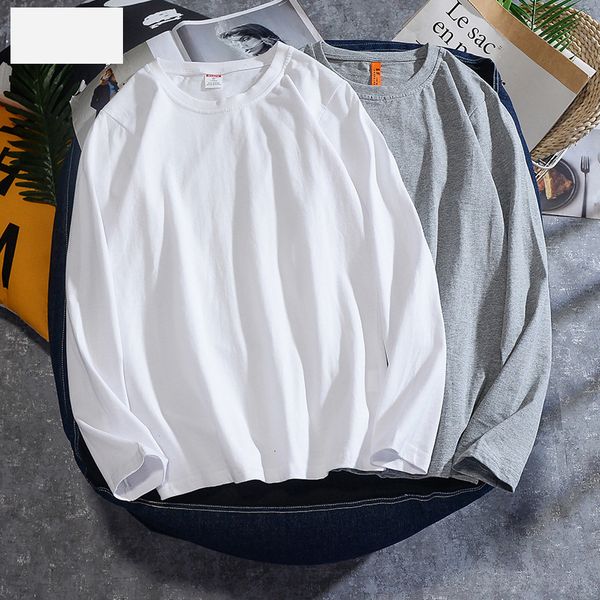 solid color long sleeve t-shirt men's thin korean bf style loose bodied versatile clothes casual comfortable base shirt, White;black
solid color long sleeve t-shirt men's thin korean bf style loose bodied versatile clothes casual comfortable base shirt, White;black