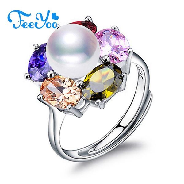 cluster rings feeyoo natural freshwater pearl fashion boho jewelry party ruby flower adjustable for women wholesale, Golden;silver
cluster rings feeyoo natural freshwater pearl fashion boho jewelry party ruby flower adjustable for women wholesale, Golden;silver