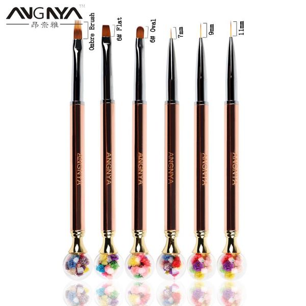angnya nail art acrylic uv gel extension builder metal handle painting brush dried flower ball decora lines liner drawing pen, Yellow
angnya nail art acrylic uv gel extension builder metal handle painting brush dried flower ball decora lines liner drawing pen, Yellow