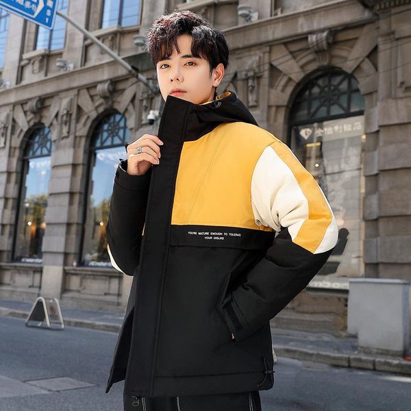 men's down & parkas jacket for men 2021 winter thickening hooded young white duck warm leisure big yards short coat, Black
men's down & parkas jacket for men 2021 winter thickening hooded young white duck warm leisure big yards short coat, Black