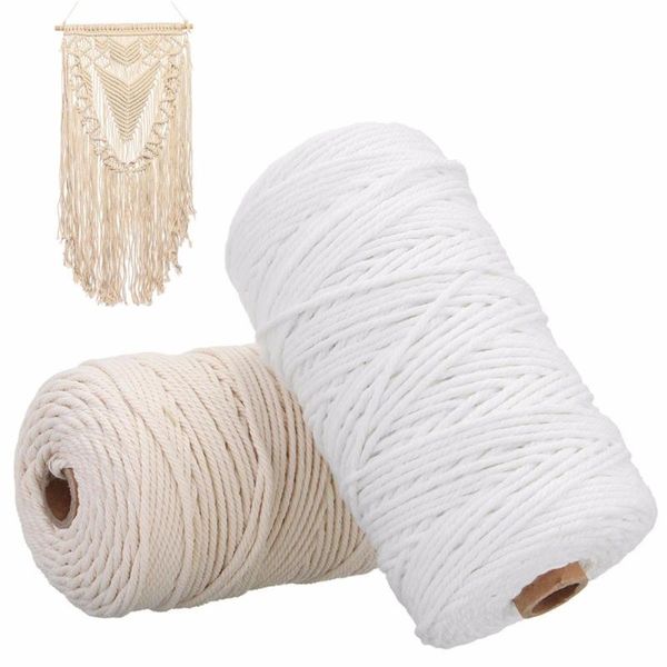 yarn 200m durable white cotton cord natural beige twisted rope craft macrame string diy handmade home decorative supply 1/2/3mm, Black;white
yarn 200m durable white cotton cord natural beige twisted rope craft macrame string diy handmade home decorative supply 1/2/3mm, Black;white