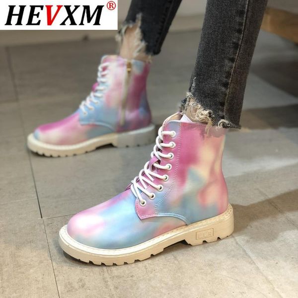 women's platform chunky boots leather ankle boots for women colorful woman lace up zip shoes female low heels big size 35-43, Black
women's platform chunky boots leather ankle boots for women colorful woman lace up zip shoes female low heels big size 35-43, Black