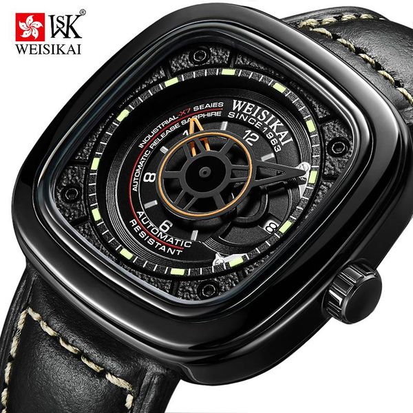 weisikai горячая распродажа мода роскошные квадратные мужские часы matic matic mechanical tourbillon часы скелет большой циферблат водонепро, Silver
weisikai горячая распродажа мода роскошные квадратные мужские часы matic matic mechanical tourbillon часы скелет большой циферблат водонепро, Silver