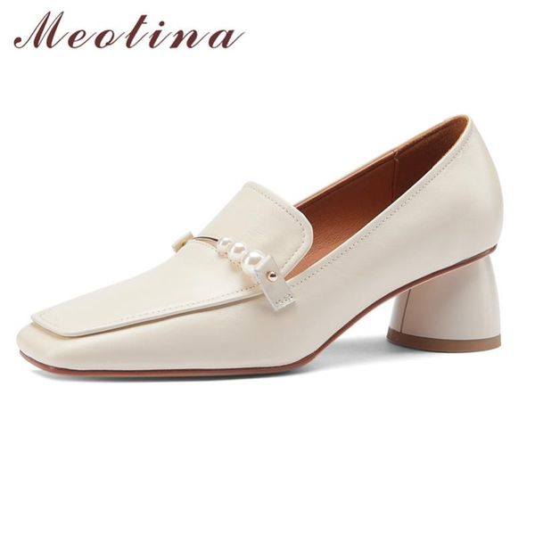meotina mid heel shoes cow leather square toe pumps women pearl dress footwear ladies thick heels slip on shoes spring beige 40, Black
meotina mid heel shoes cow leather square toe pumps women pearl dress footwear ladies thick heels slip on shoes spring beige 40, Black
