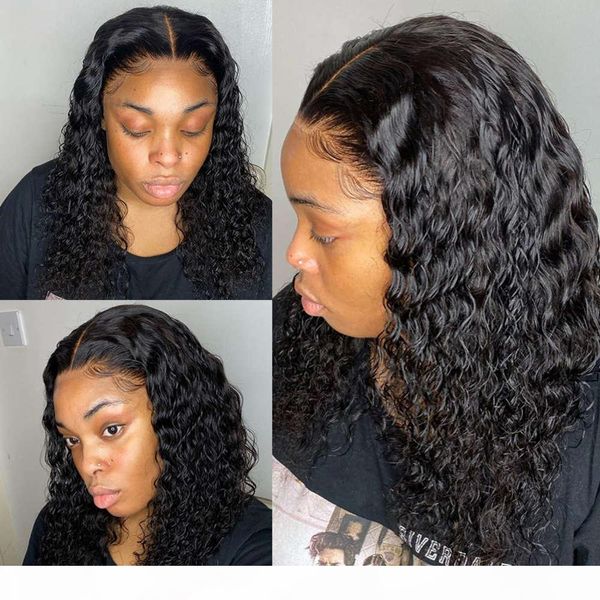 wigirl brazilian remy bob water wave short curly lace front human hair wigs deep frontal pre plucked for black women, Black;brown
wigirl brazilian remy bob water wave short curly lace front human hair wigs deep frontal pre plucked for black women, Black;brown
