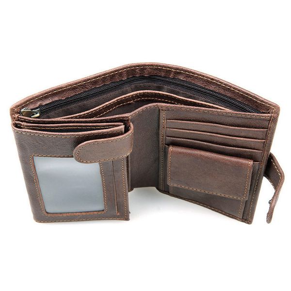 vintage men's short wallet men genuine leather clutch wallets purses first layer real leather multi-card bit retro card holder c0125, Red;black
vintage men's short wallet men genuine leather clutch wallets purses first layer real leather multi-card bit retro card holder c0125, Red;black