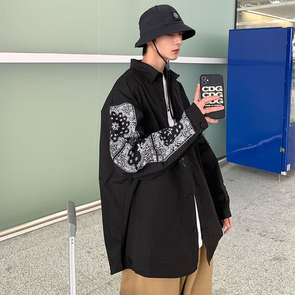 2021 new spring and autumn new male shirt design luxury street lapel print loose long sleeves lotb, White;black
2021 new spring and autumn new male shirt design luxury street lapel print loose long sleeves lotb, White;black