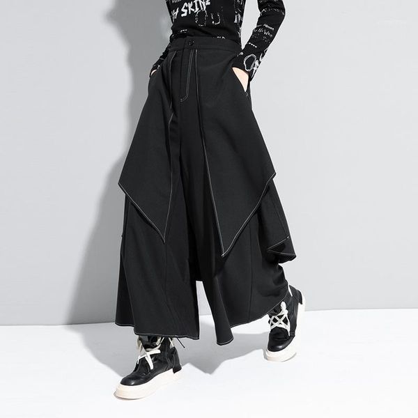 asymsay spring autumn 2020 new loose women fashion casual pants high elastic waist black wide leg trousers fit pants al17381, Black;white
asymsay spring autumn 2020 new loose women fashion casual pants high elastic waist black wide leg trousers fit pants al17381, Black;white