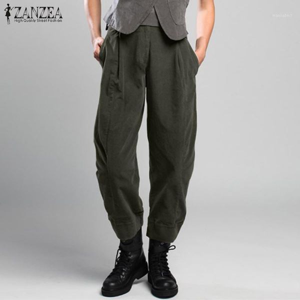 s 5xl zanzea women trousers fashion streetwear pants overalls solid zipper high waist with belt long cargo pantalones female1, Black;white
s 5xl zanzea women trousers fashion streetwear pants overalls solid zipper high waist with belt long cargo pantalones female1, Black;white