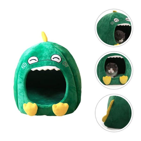 1pc cotton pet house lovely pet nest dinosaur shaped plush cat house half closed cat tent for puppy dog
1pc cotton pet house lovely pet nest dinosaur shaped plush cat house half closed cat tent for puppy dog