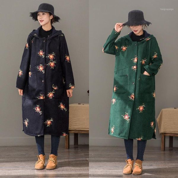 winter new style folk embroidered overcoat hooded cotton linen cashmere coat long windbreaker jacket with flowers outwear1, Tan;black
winter new style folk embroidered overcoat hooded cotton linen cashmere coat long windbreaker jacket with flowers outwear1, Tan;black