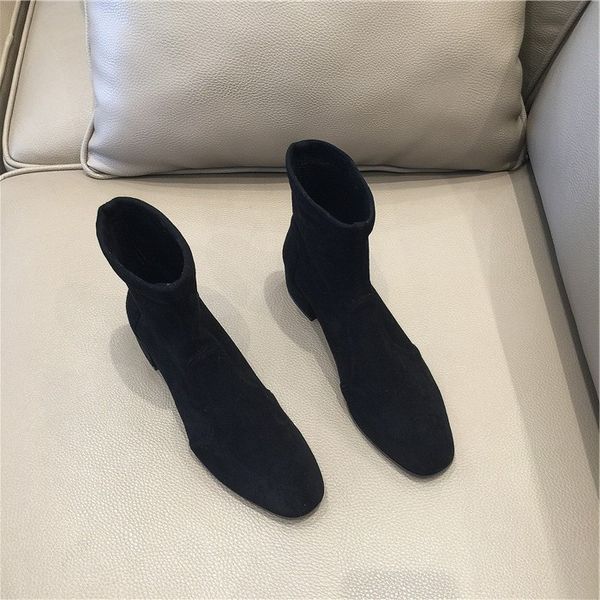 ins ankle boots plus size 22-26.5 in length fashion shoes of thick heel leather sheep's toe + pigskin lining women's cz4u, Black
ins ankle boots plus size 22-26.5 in length fashion shoes of thick heel leather sheep's toe + pigskin lining women's cz4u, Black