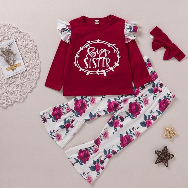 2021 spring and autumn baby girls sets letter flower print tshirt and pant, White
2021 spring and autumn baby girls sets letter flower print tshirt and pant, White