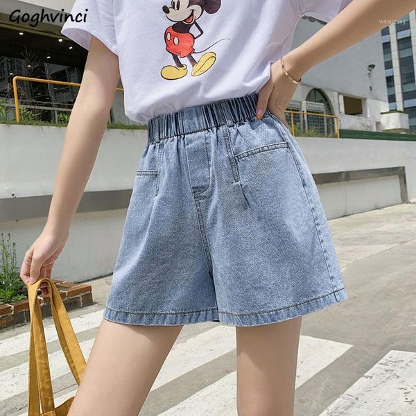 shorts women solid elastic waist denim summer short wide leg trousers womens loose ins korean style all-match, White;black
shorts women solid elastic waist denim summer short wide leg trousers womens loose ins korean style all-match, White;black